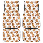Sweet Cookie Pattern Print Front and Back Car Floor Mats