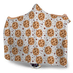 Sweet Cookie Pattern Print Hooded Blanket