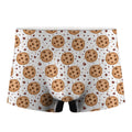 Sweet Cookie Pattern Print Men's Boxer Briefs