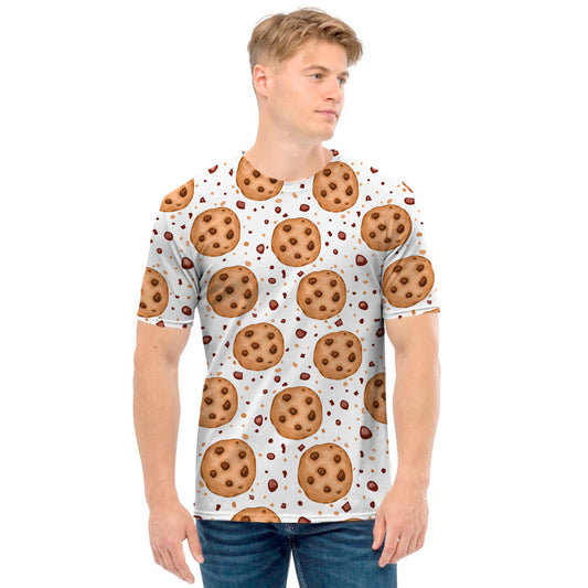 Sweet Cookie Pattern Print Men's T-Shirt