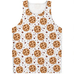 Sweet Cookie Pattern Print Men's Tank Top