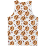 Sweet Cookie Pattern Print Men's Tank Top