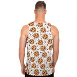 Sweet Cookie Pattern Print Men's Tank Top