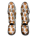 Sweet Cookie Pattern Print Muay Thai Shin Guards