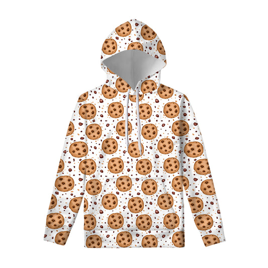 Sweet Cookie Pattern Print Pullover Hoodie