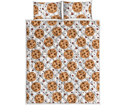 Sweet Cookie Pattern Print Quilt Bed Set