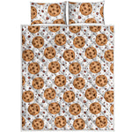 Sweet Cookie Pattern Print Quilt Bed Set