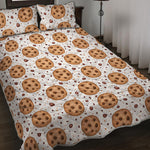Sweet Cookie Pattern Print Quilt Bed Set