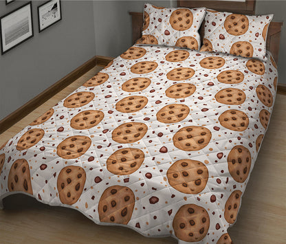 Sweet Cookie Pattern Print Quilt Bed Set