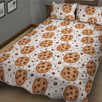 Sweet Cookie Pattern Print Quilt Bed Set