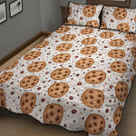 Sweet Cookie Pattern Print Quilt Bed Set
