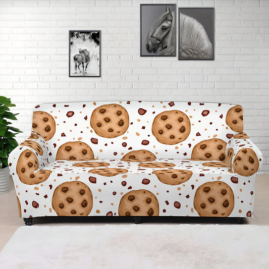 Sweet Cookie Pattern Print Sofa Cover