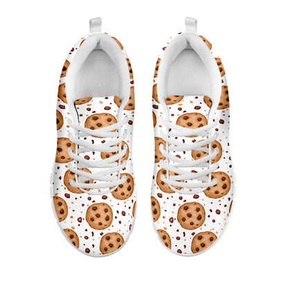 Sweet Cookie Pattern Print White Sneakers