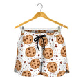 Sweet Cookie Pattern Print Women's Shorts