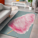 Sweet Cotton Candy Print Area Rug