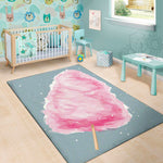 Sweet Cotton Candy Print Area Rug
