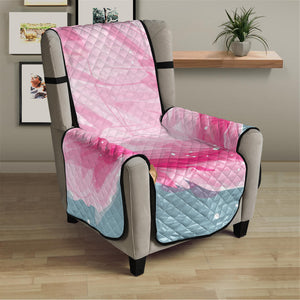 Sweet Cotton Candy Print Armchair Protector