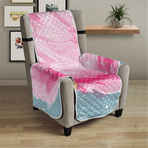 Sweet Cotton Candy Print Armchair Protector