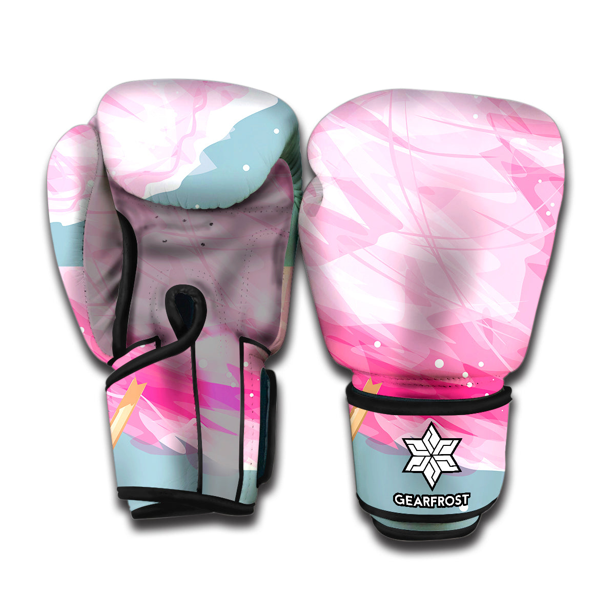 Sweet Cotton Candy Print Boxing Gloves