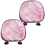 Sweet Cotton Candy Print Car Headrest Covers