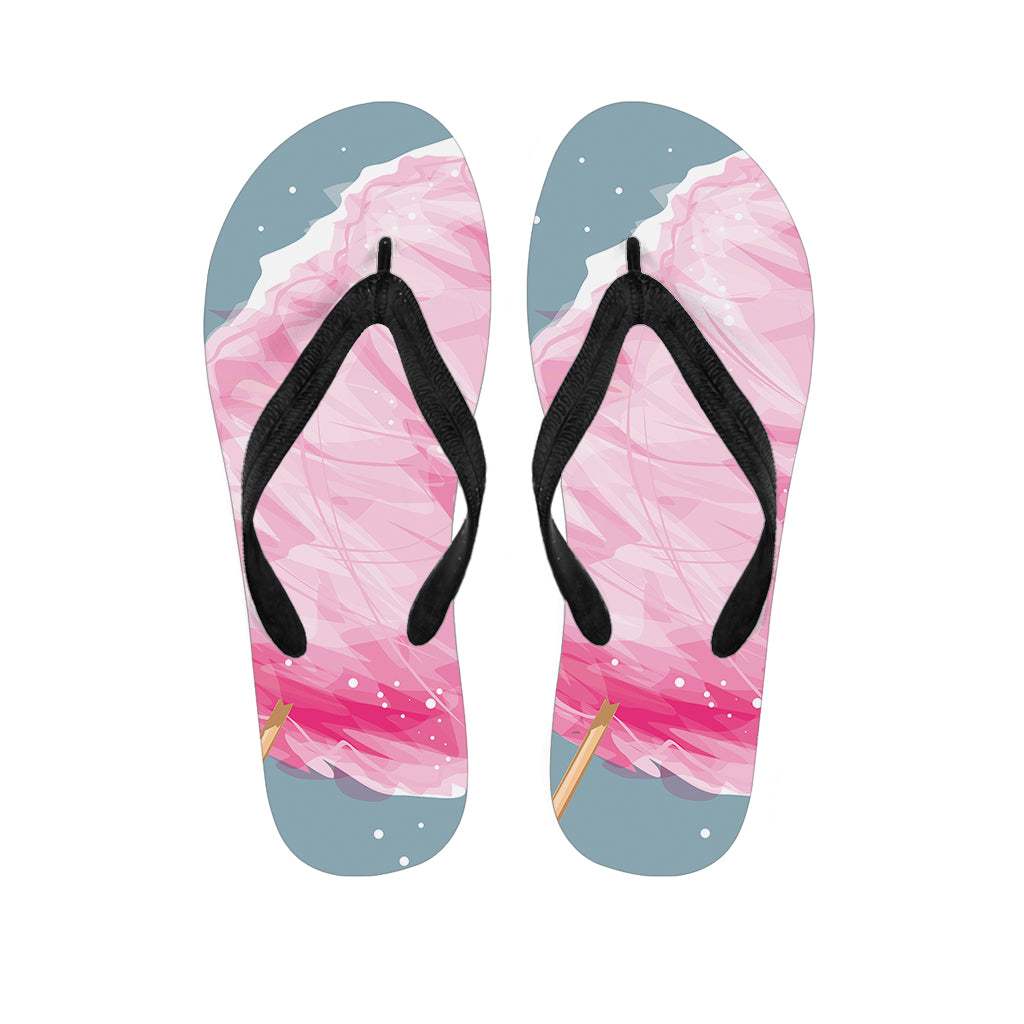 Sweet Cotton Candy Print Flip Flops