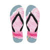 Sweet Cotton Candy Print Flip Flops