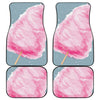 Sweet Cotton Candy Print Front and Back Car Floor Mats