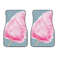 Sweet Cotton Candy Print Front Car Floor Mats