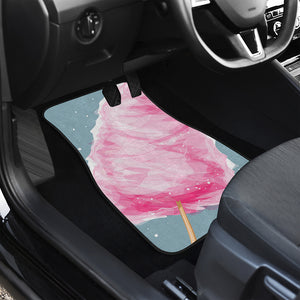 Sweet Cotton Candy Print Front Car Floor Mats