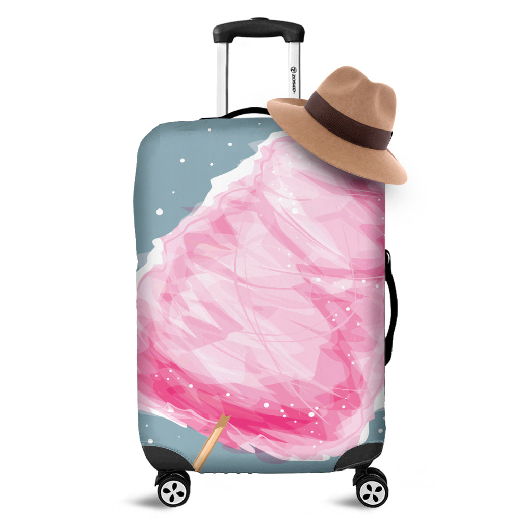 Sweet Cotton Candy Print Luggage Cover