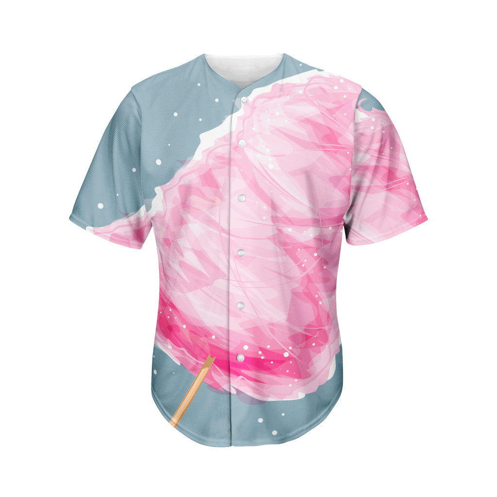 Sweet Cotton Candy Print Men's Baseball Jersey