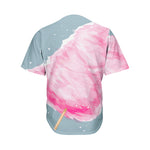 Sweet Cotton Candy Print Men's Baseball Jersey