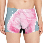 Sweet Cotton Candy Print Men's Boxer Briefs
