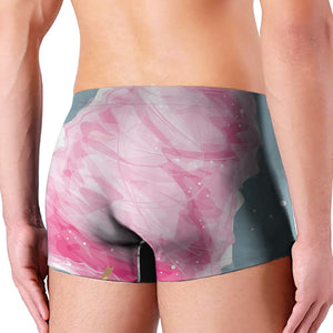 Sweet Cotton Candy Print Men's Boxer Briefs