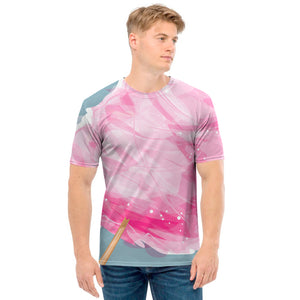 Sweet Cotton Candy Print Men's T-Shirt