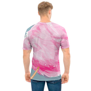 Sweet Cotton Candy Print Men's T-Shirt