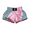 Sweet Cotton Candy Print Muay Thai Boxing Shorts