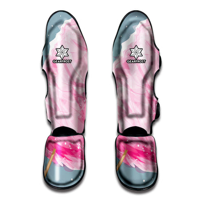 Sweet Cotton Candy Print Muay Thai Shin Guard