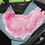 Sweet Cotton Candy Print Pet Car Back Seat Cover