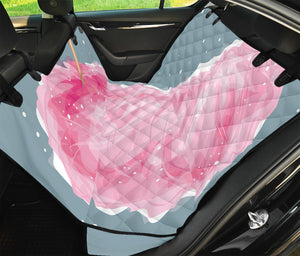 Sweet Cotton Candy Print Pet Car Back Seat Cover