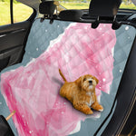 Sweet Cotton Candy Print Pet Car Back Seat Cover