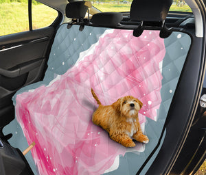 Sweet Cotton Candy Print Pet Car Back Seat Cover