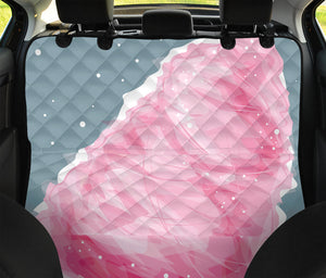 Sweet Cotton Candy Print Pet Car Back Seat Cover