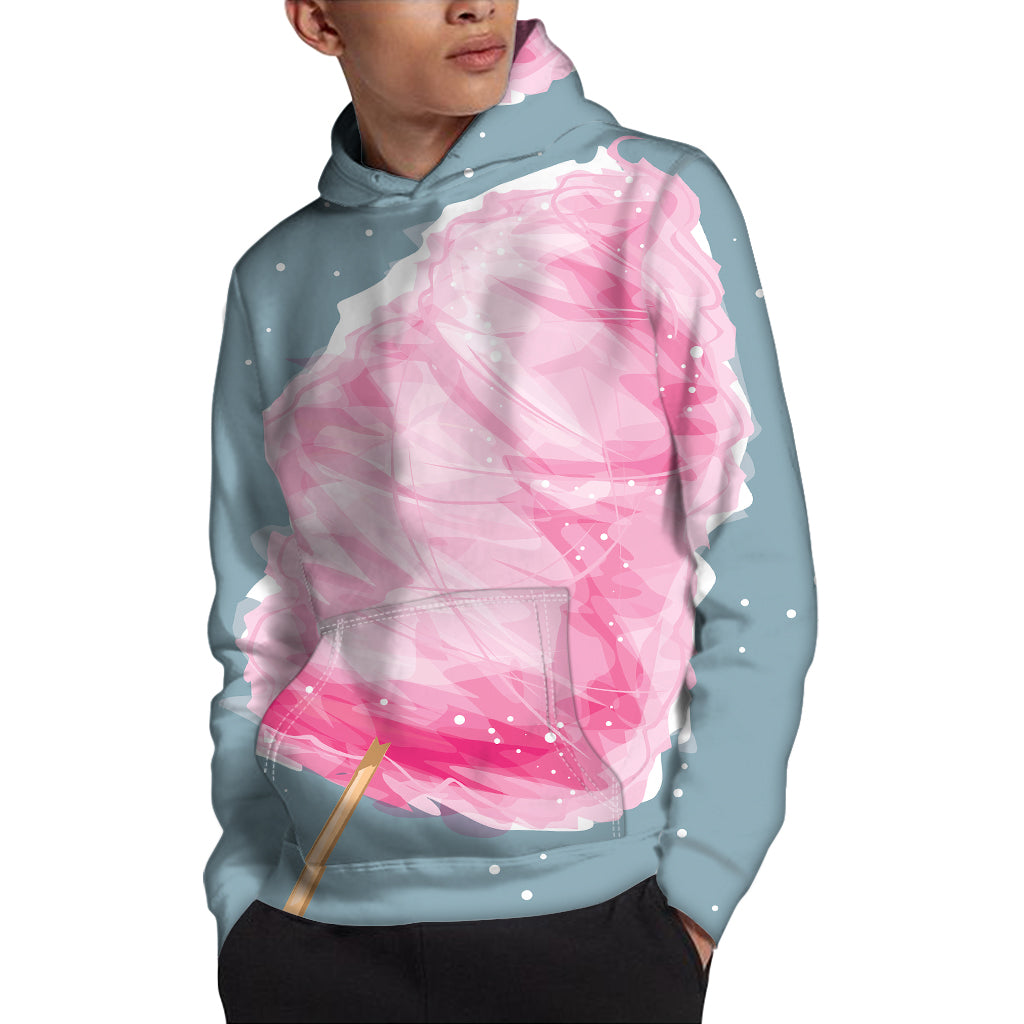 Sweet Cotton Candy Print Pullover Hoodie