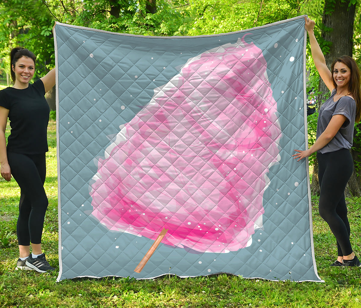 Sweet Cotton Candy Print Quilt