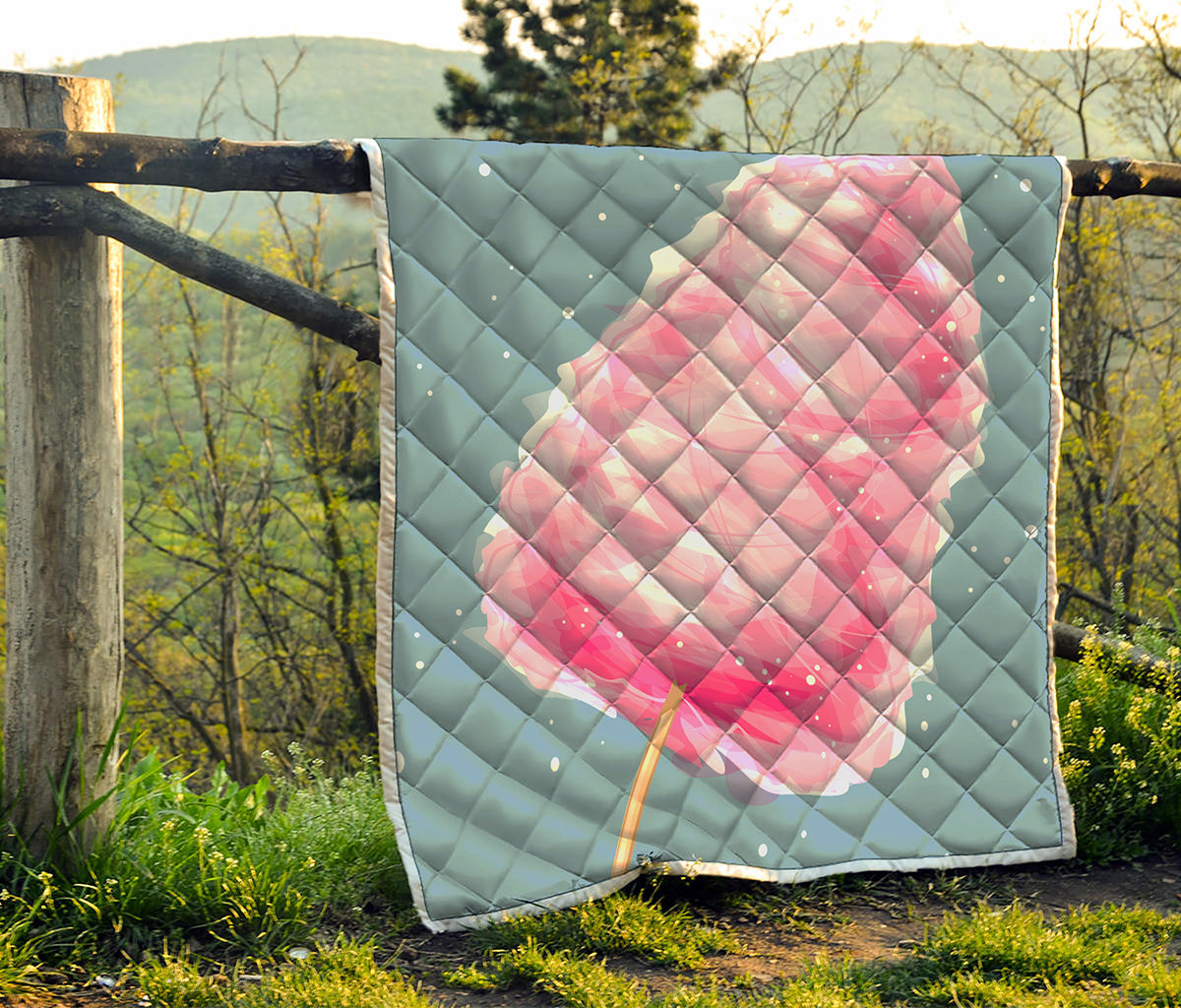 Sweet Cotton Candy Print Quilt