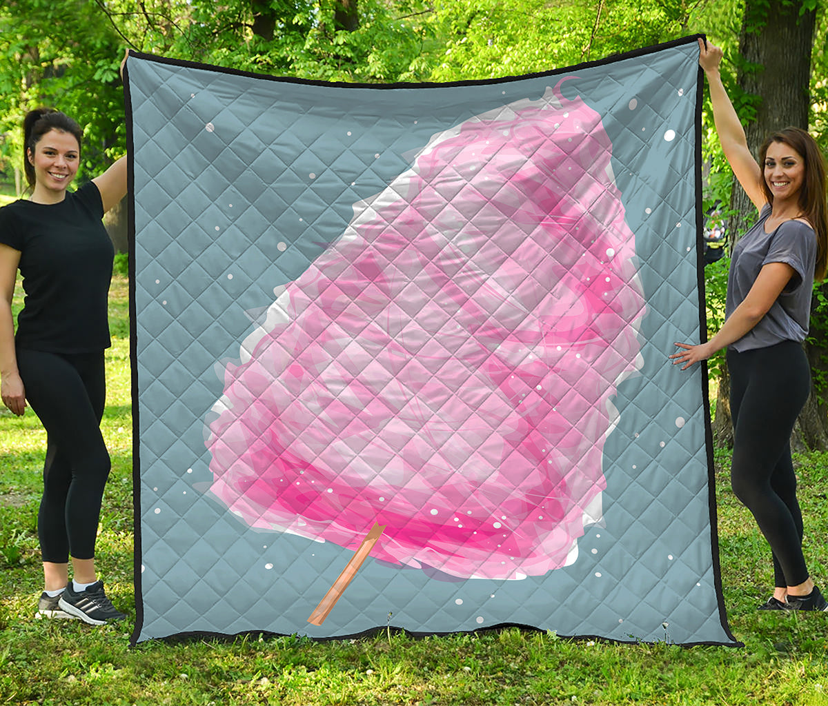 Sweet Cotton Candy Print Quilt