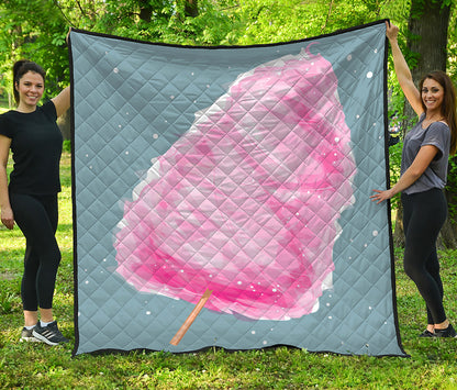 Sweet Cotton Candy Print Quilt