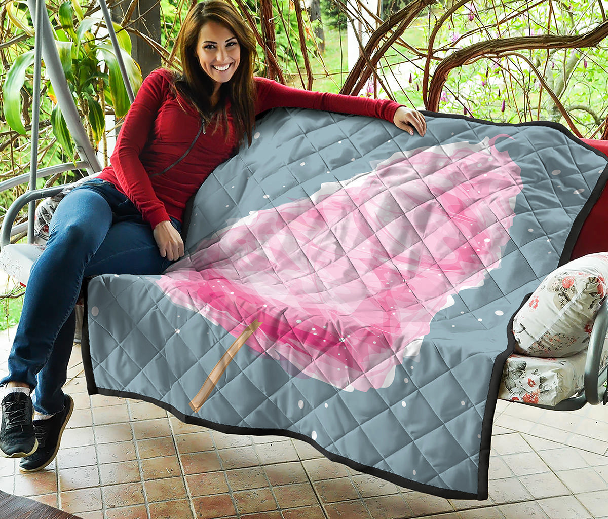 Sweet Cotton Candy Print Quilt