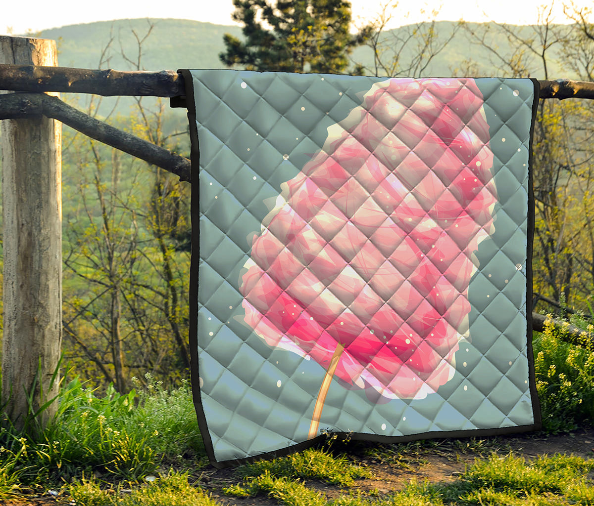 Sweet Cotton Candy Print Quilt